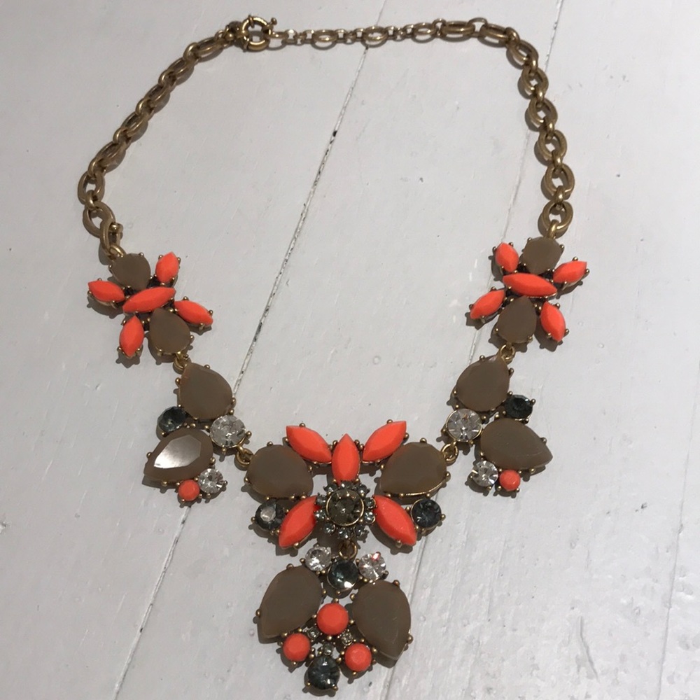JCrew Statement Necklace with Dust Bag